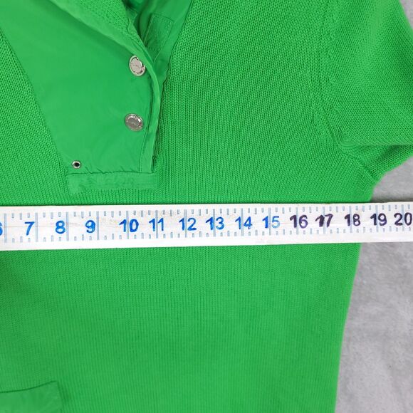 Vintage Ralph Lauren L-RL Active Sweater Women Large Shawl Collar Large Green - Picture 5 of 10